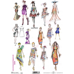 Papier ryżowy A4 R0382,moda